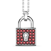 Necklace Zancan in Silver Rubino sintetico ESC190-RO - ESC190-RO